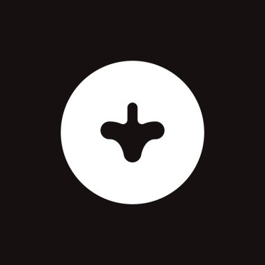 Siyah arkaplanda izole edilmiş vektör oku. Web animasyonu için mükemmel takım elbise sosyal medya tebrik kartları çıkartmaları afişler ve markalaşma afişleri ekleyin