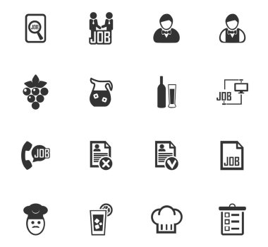 İş Icons set