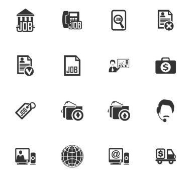 İş Icons set