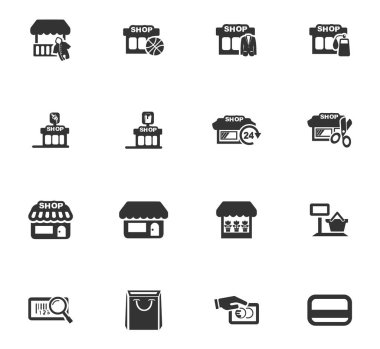 Dükkanı Icons set
