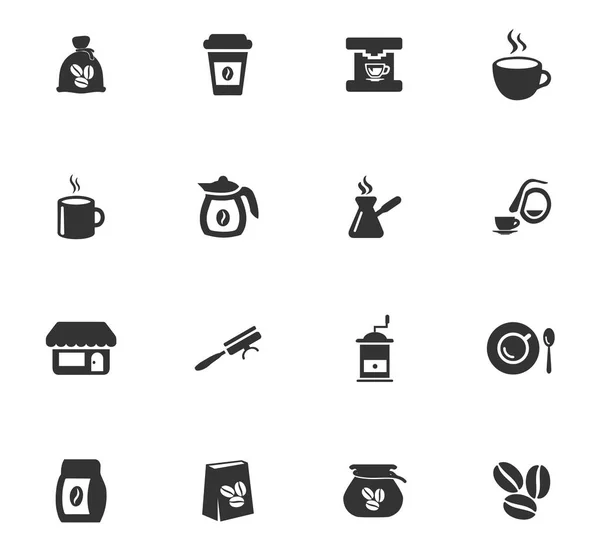 Coffee icons set — Stock Vector