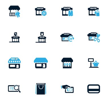 Dükkanı Icons set