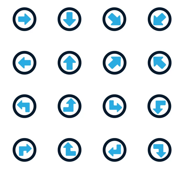 Pijlen icons set — Stockvector