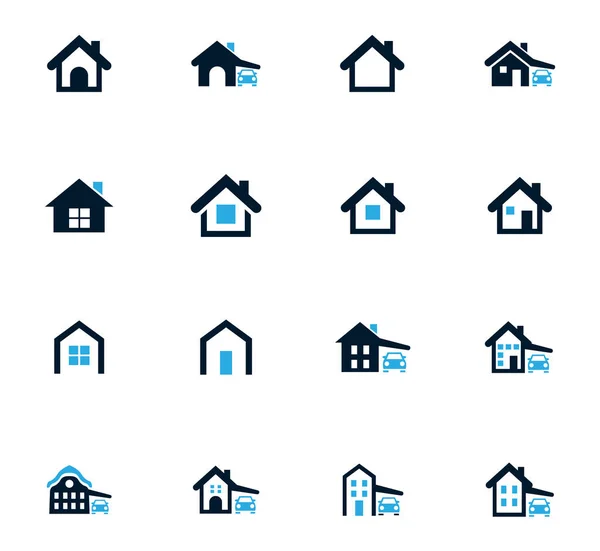 ev tipi Icons set