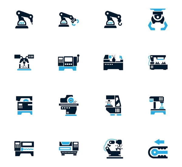 Makine aracı Icons set