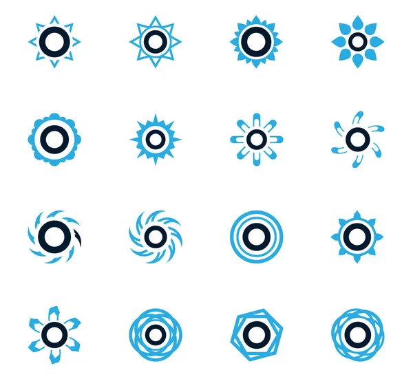 Güneş simgeleri kümesi