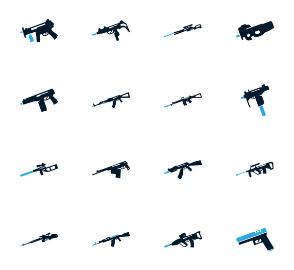 Ensemble d'armes à main — Image vectorielle