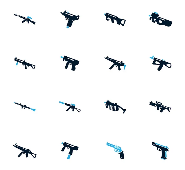 Conjunto de armas de mão —  Vetores de Stock