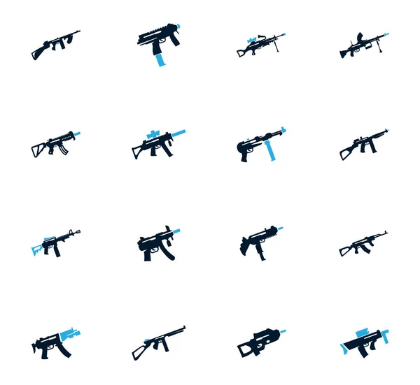 Ensemble d'armes à main — Image vectorielle
