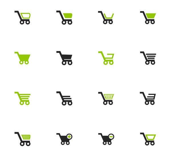 Shopping Bascket icons set