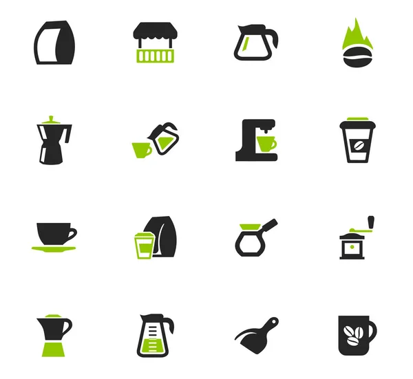 Conjunto de ícones de café —  Vetores de Stock