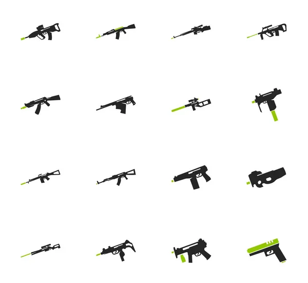 Set of hand weapons — Stock Vector