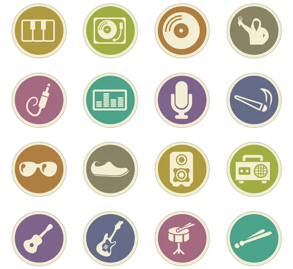 Disko veya Club Icons set