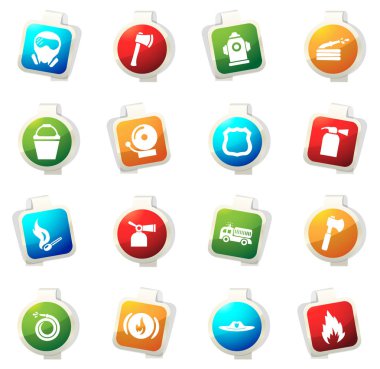 İtfaiye Icons set