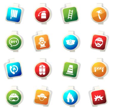 İtfaiye Icons set
