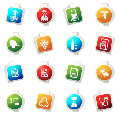 İş Icons set