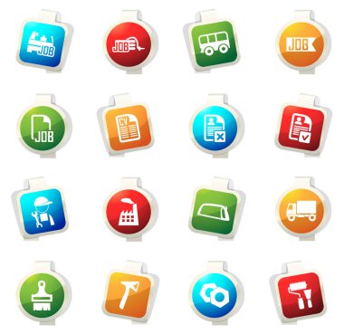 İş Icons set