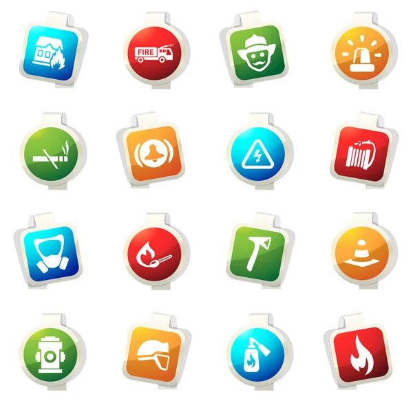 İtfaiye Icons set