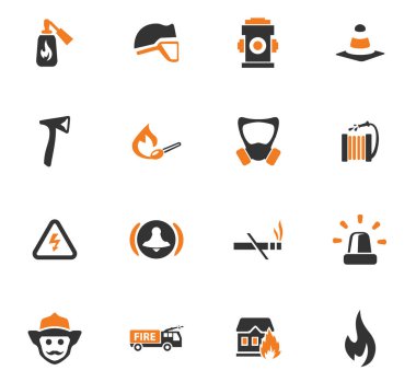 İtfaiye Icons set
