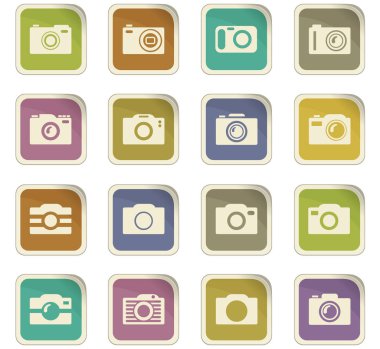 fotoğraf kamera Icon set