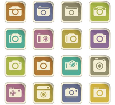 fotoğraf kamera Icon set