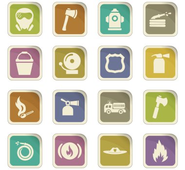 İtfaiye Icons set
