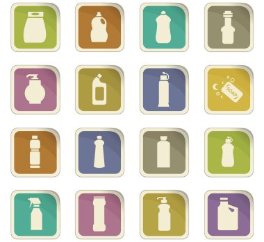 Ev Kimyasalları Icons set