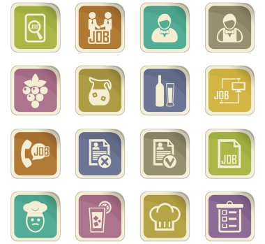 İş Icons set