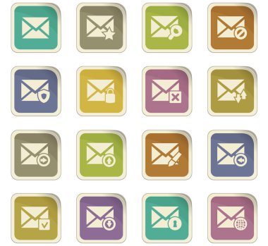 Posta ve zarf simgeleri ayarlandı