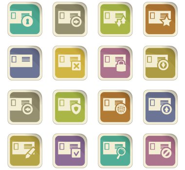 Posta ve zarf simgeleri ayarlandı