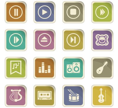 Çocuk oyuncakları Icons set