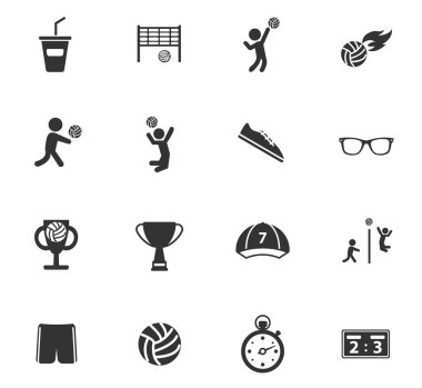 Voleybol Icon set