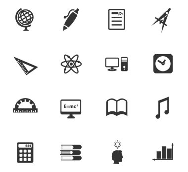 Üniversite Icon set