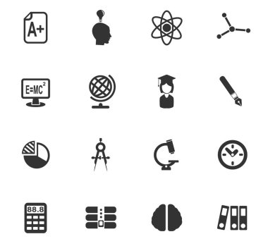 Üniversite Icon set