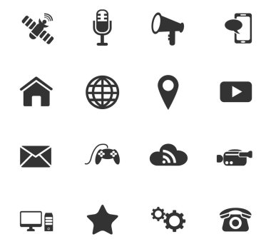 Medya Icon set