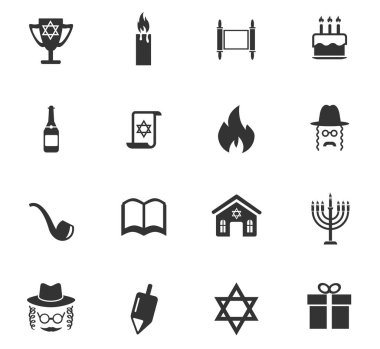 Hannukah Icon set
