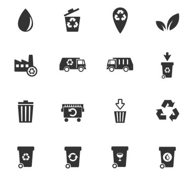 çöp Icon set