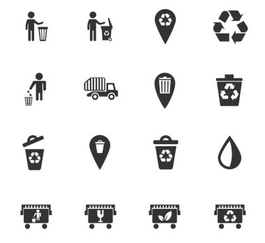 çöp Icon set