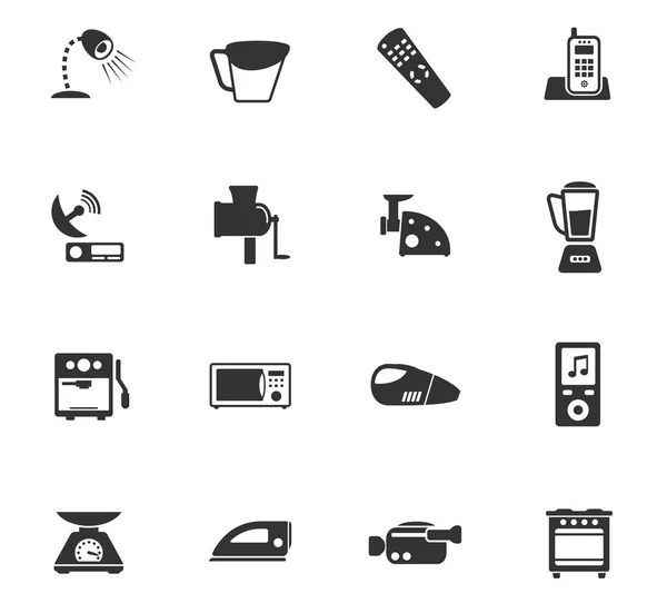 Eletrodomésticos conjunto de ícones —  Vetores de Stock