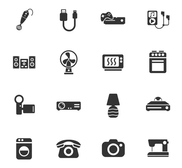 Ev aletleri Icon set — Stok Vektör