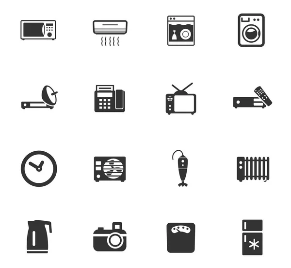 Eletrodomésticos conjunto de ícones —  Vetores de Stock