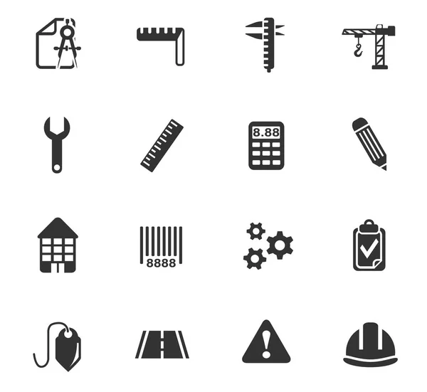 Conjunto de ícones de engenharia —  Vetores de Stock