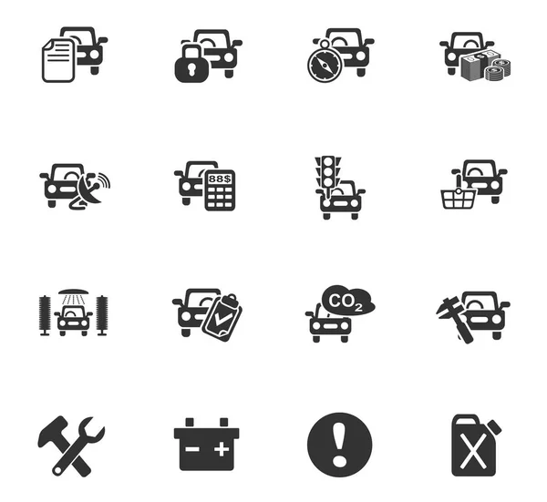 Service de voiture ICON SET — Image vectorielle