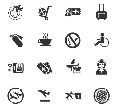 Havaalanı Icon set