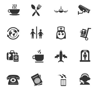 Havaalanı Icon set