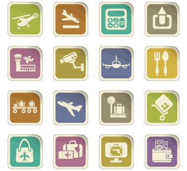 Havaalanı Icon set