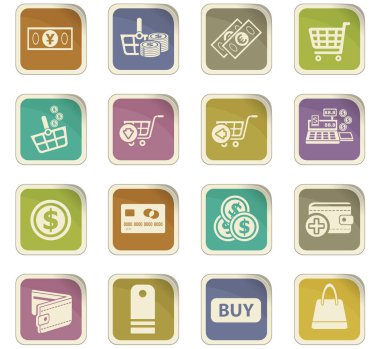 e-ticaret Icon set