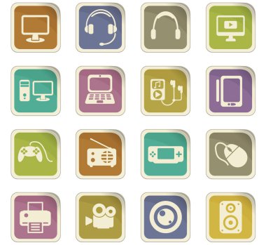 Gadget'ı Icon set