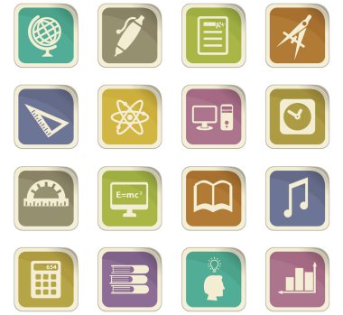 Üniversite Icon set
