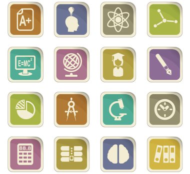Üniversite Icon set